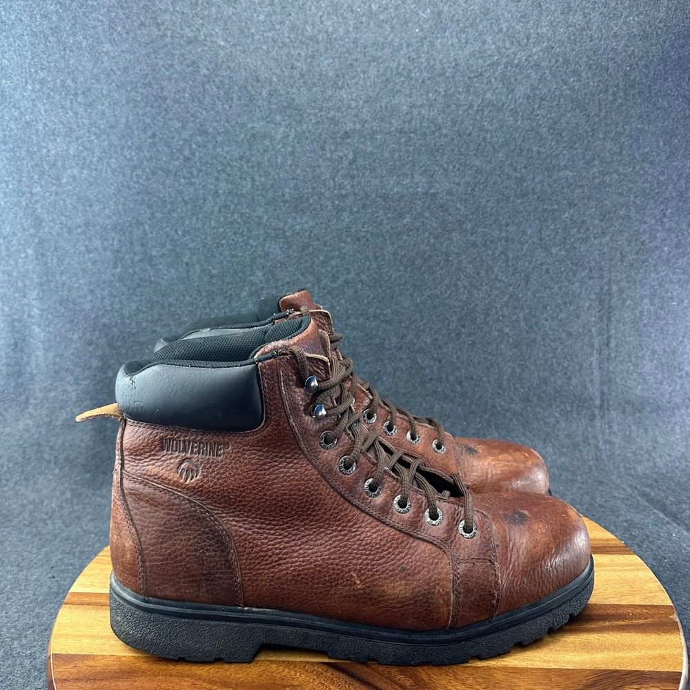 Wolverine Men 14M Manawa Steel Toe Thermolite Work Boots Brown Leather W02174